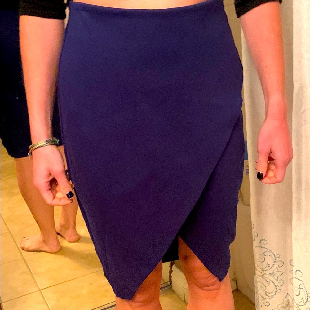 Express Navy Blue Skirt - Versatile looks!